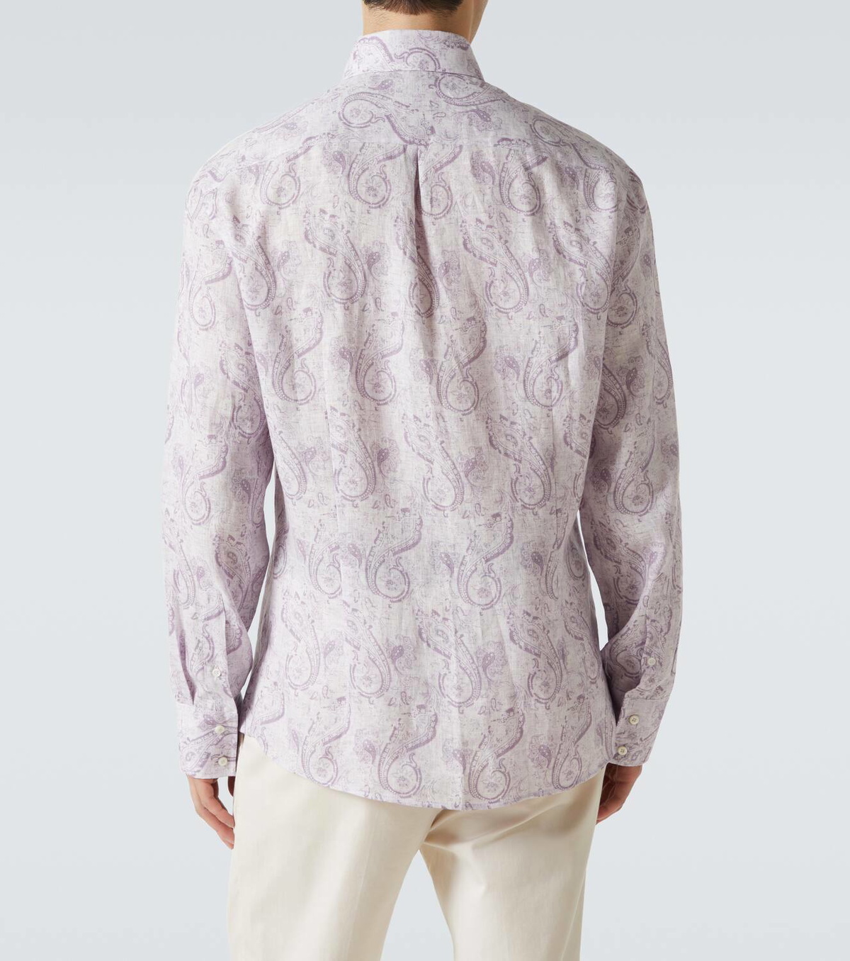 Brunello Cucinelli Printed linen shirt