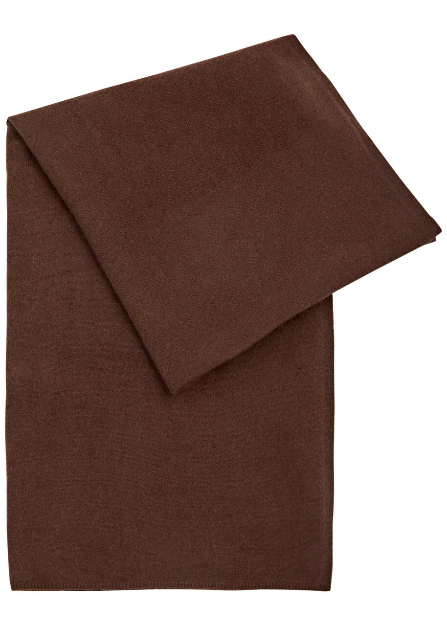 Loop Cashmere Lofty Blanket Cashmere Scarf - Brown - One Size