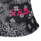 MC2 Saint Barth Cotton Bucket Hat With Front Embroidery And Bandanna Pattern