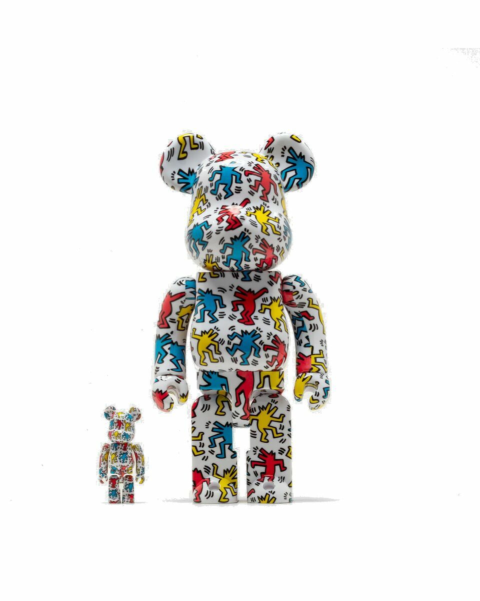 Photo: Medicom Bearbrick 400% Keith Haring #9 2 Pack Multi - Mens - Toys