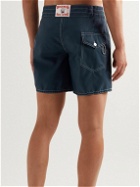 Birdwell - 310 Straight-Leg Mid-Length Swim Shorts - Blue