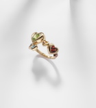 Roxanne First 14kt gold ring with sapphires