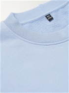 MCQ - Logo-Appliquéd Printed Cotton-Jersey Sweatshirt - Blue
