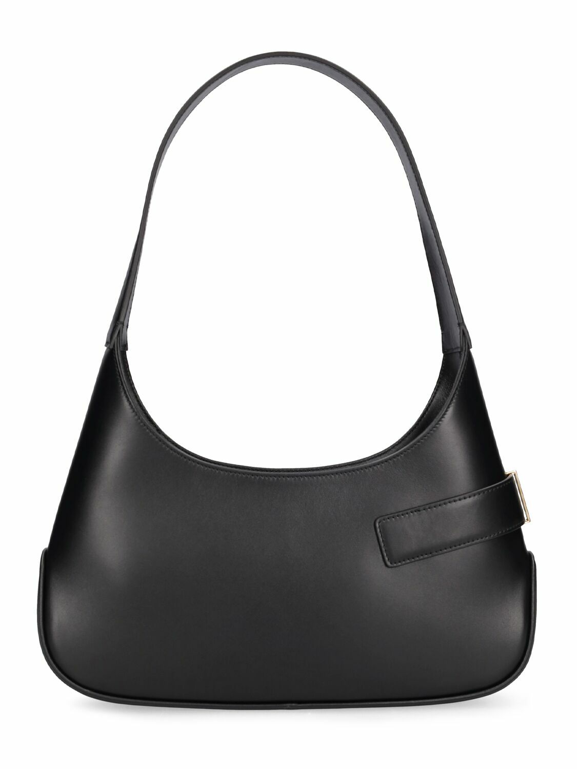 ショルダーバッグ・ポシェット SALVATORE FERRAGAMO BLACK LEATHER MEDIUM SMILE SHOULDER BAG FERRAGAMO Smile Leather Hobo Bag | Saks Fifth Avenue