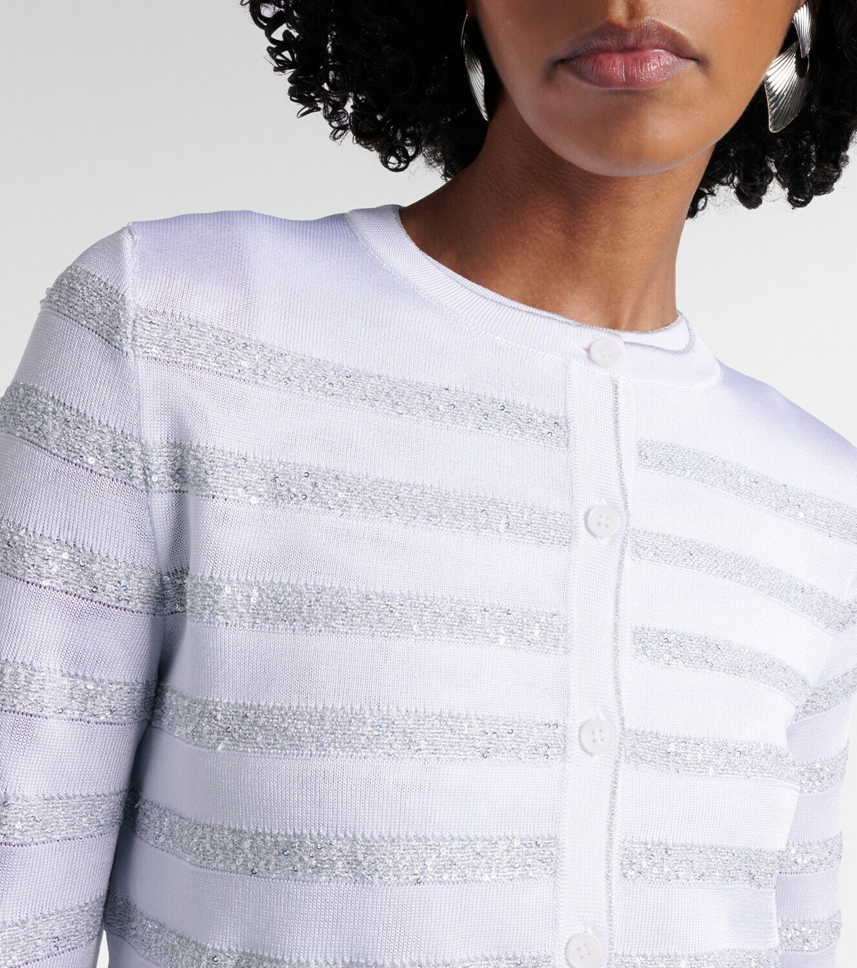 Missoni Sequined striped cardigan