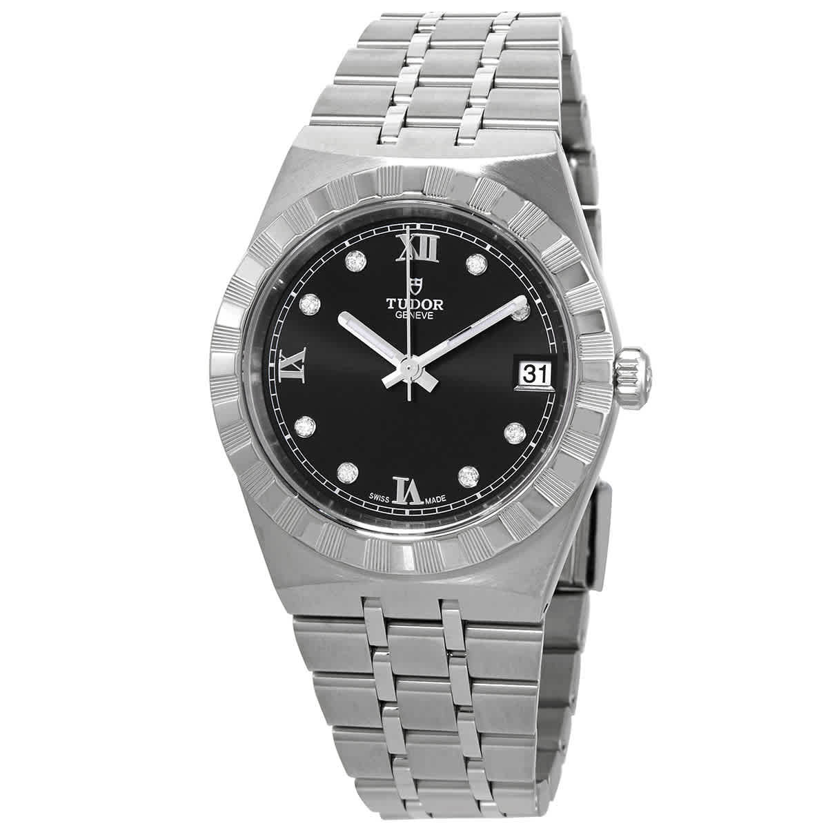Tudor Royal Automatic Diamond Black Dial 34 mm Watch M28400-0004