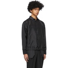 Neil Barrett Black Striped Shirt Jacket