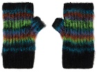 AGR Black Fingerless Gloves