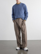 Valentino Garavani - Appliquéd Wool Sweater - Blue