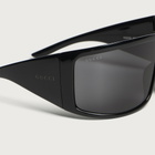 Gucci Men's GG2274S Lettering Sunglasses in Black/Smoke