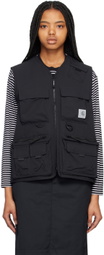 Carhartt Work In Progress Black Elmwood Vest