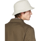 Acne Studios Beige Cotton Canvas Bucket Hat