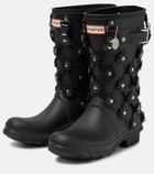 Noir Kei Ninomiya x Hunter chain-embellished rain boots