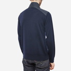 Belstaff Men's Kilmington Quarter Zip in Washed Navy