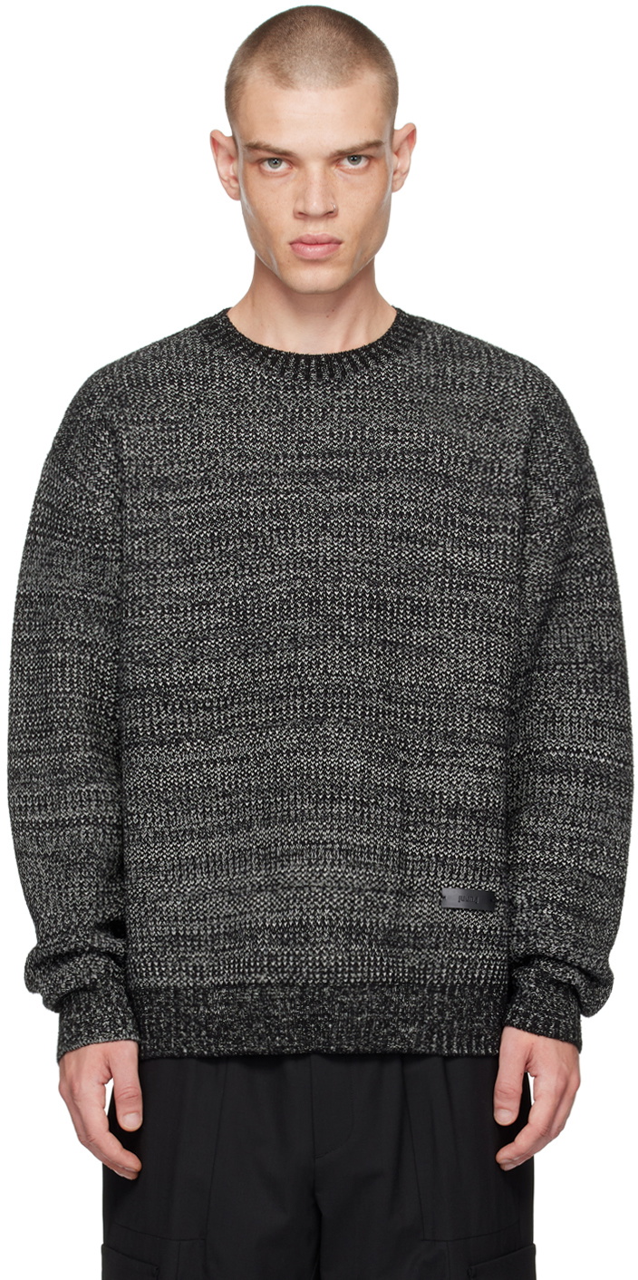 Juun.J Multicolor Crewneck Sweater