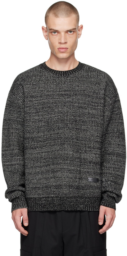 Photo: Juun.J Multicolor Crewneck Sweater