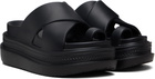 sacai Black Foam Multiple Sole Sandals