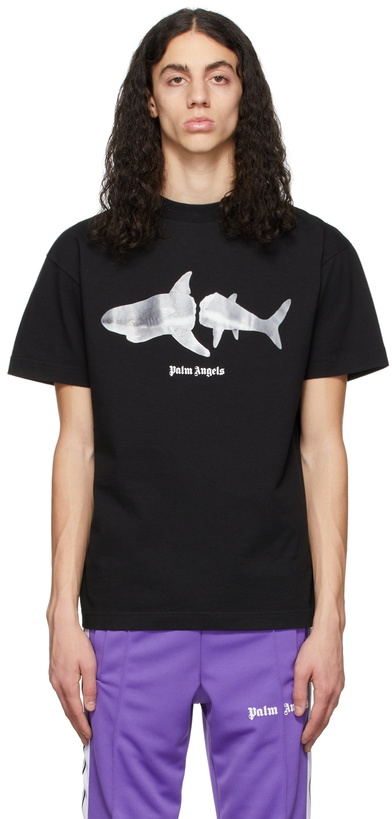 Photo: Palm Angels Black Shark T-Shirt