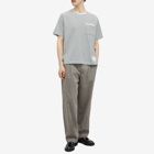 Thom Browne Men's Oversized Pocket Stripe T-Shirt in Medium Blue