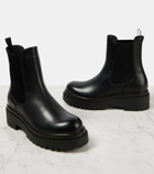 Prada Leather Chelsea boots