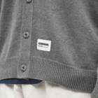 Neighborhood Men's Plain Knit Cardigan in Grey