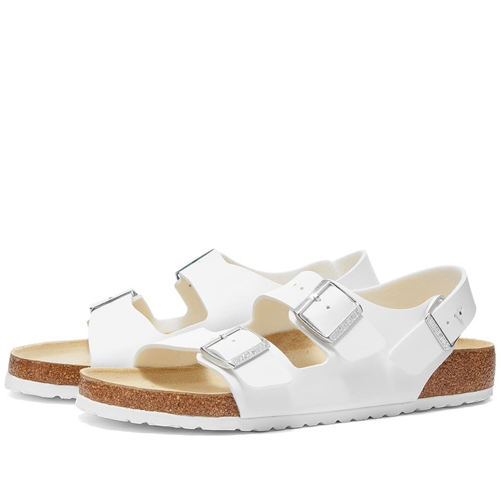 Photo: Birkenstock Milano in White Birko-Flor