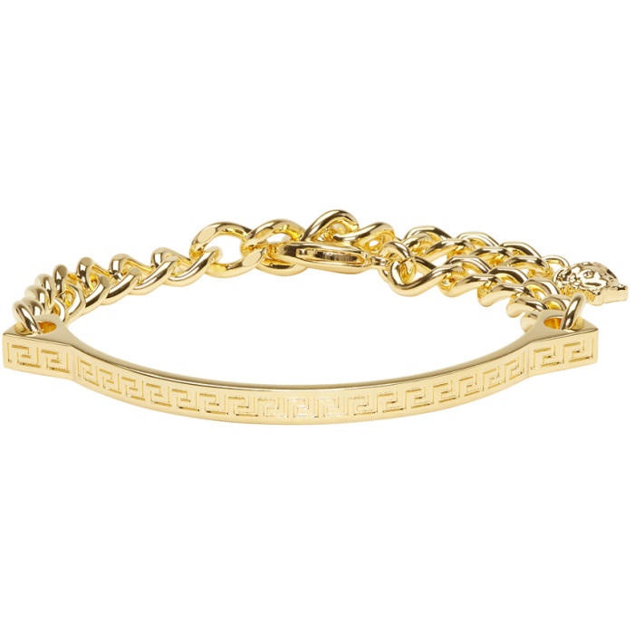 Photo: Versace Gold Greek Key Bracelet 