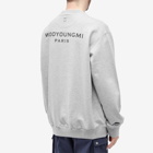 Wooyoungmi Men's Back Logo Crew Sweat in Grey