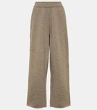 The Row Emely cashmere wide-leg pants