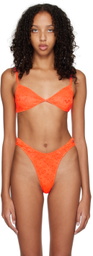 Balenciaga Orange Minimal Bra