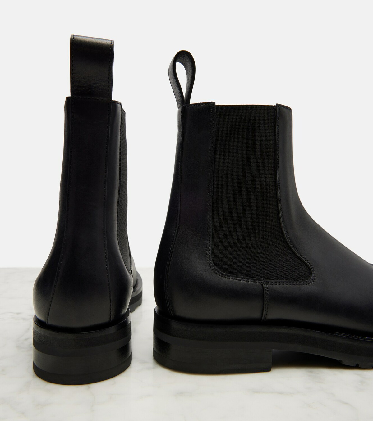 The Row Leather Chelsea boots