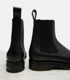 The Row Leather Chelsea boots