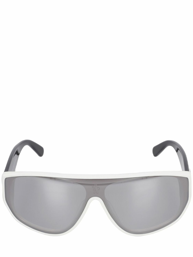 Photo: MONCLER Tronn Shield Acetate Mask Sunglasses