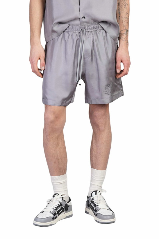 Photo: AMIRI Shorts In Grey Silk