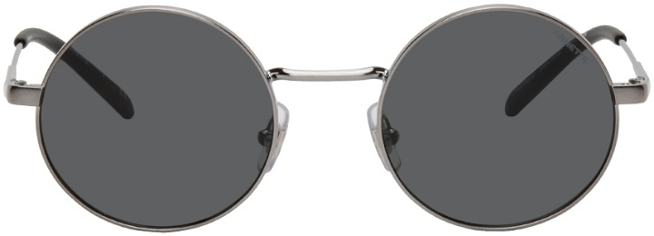 Photo: Zayn x Arnette Gunmetal Zayn Edition Drophead Sunglasses