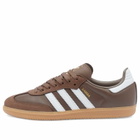Adidas Samba OG W in Earth Strata/White/Gold