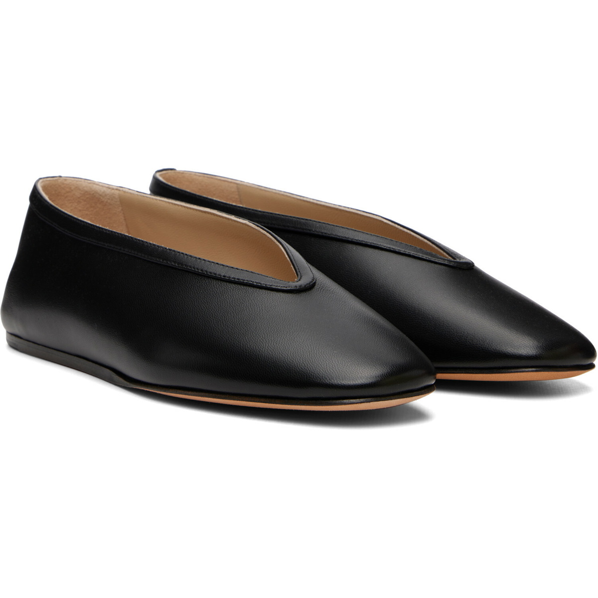 Le Monde Beryl Black Luna Slipper Loafers