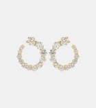 Melissa Kaye Aria Earwrap 18kt gold earrings with diamonds