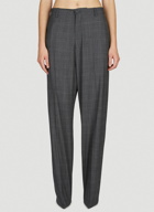 Balenciaga - Knife Tailored Heeled Pants in Grey