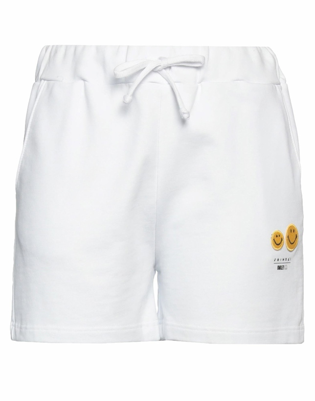 Photo: Joshua Sanders X Smiley World Womens Shorts & Bermuda Shorts in White