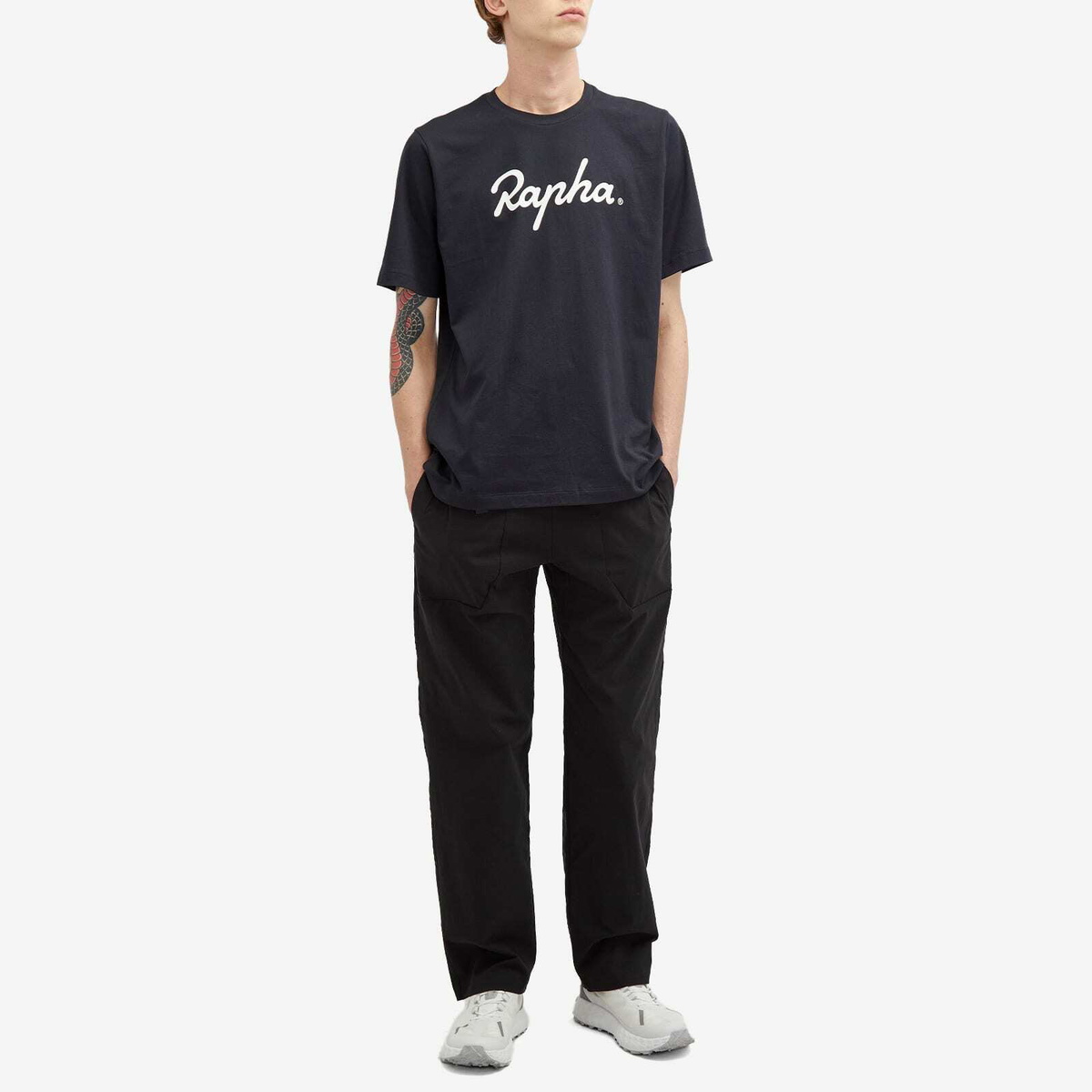 Rapha Men's Logo T-Shirt in Black/White