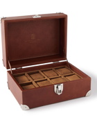 Brunello Cucinelli - Logo-Print Full-Grain Leather Watch Box