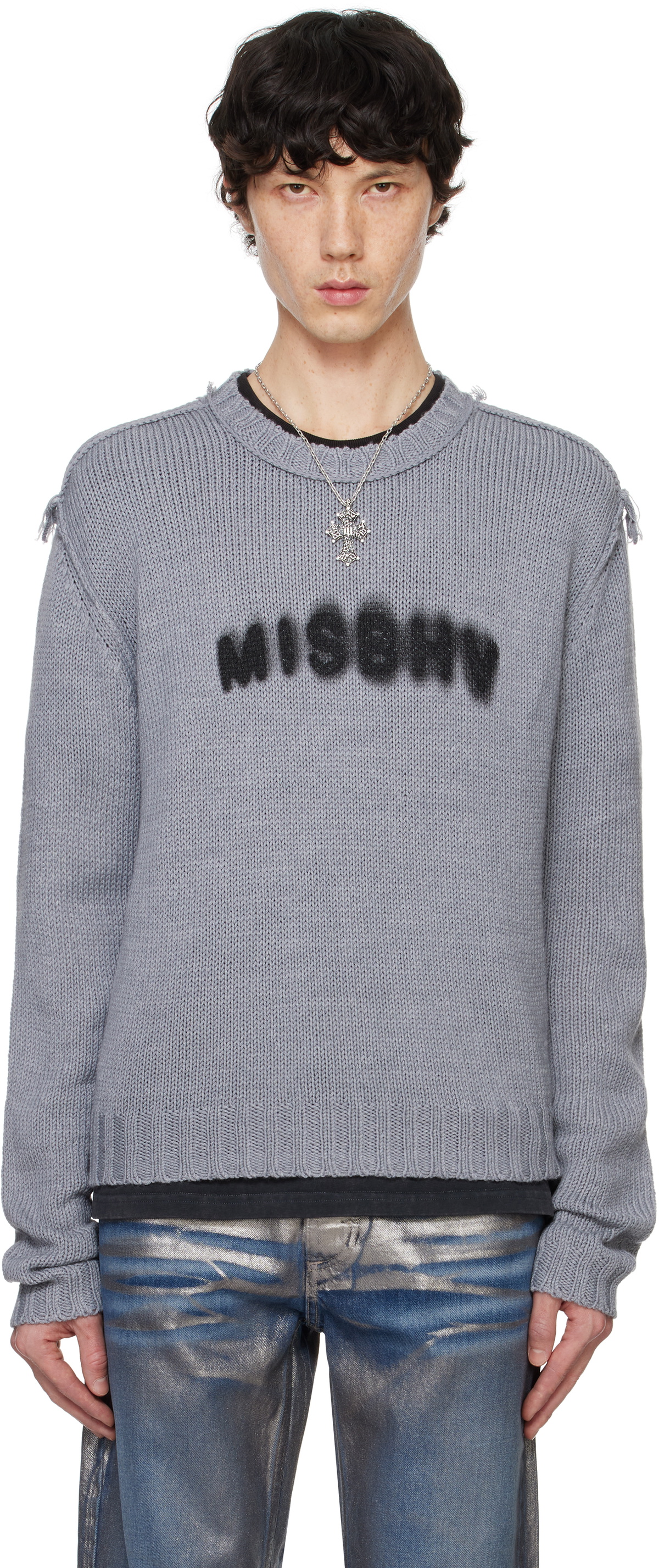 MISBHV Gray Community Sweater