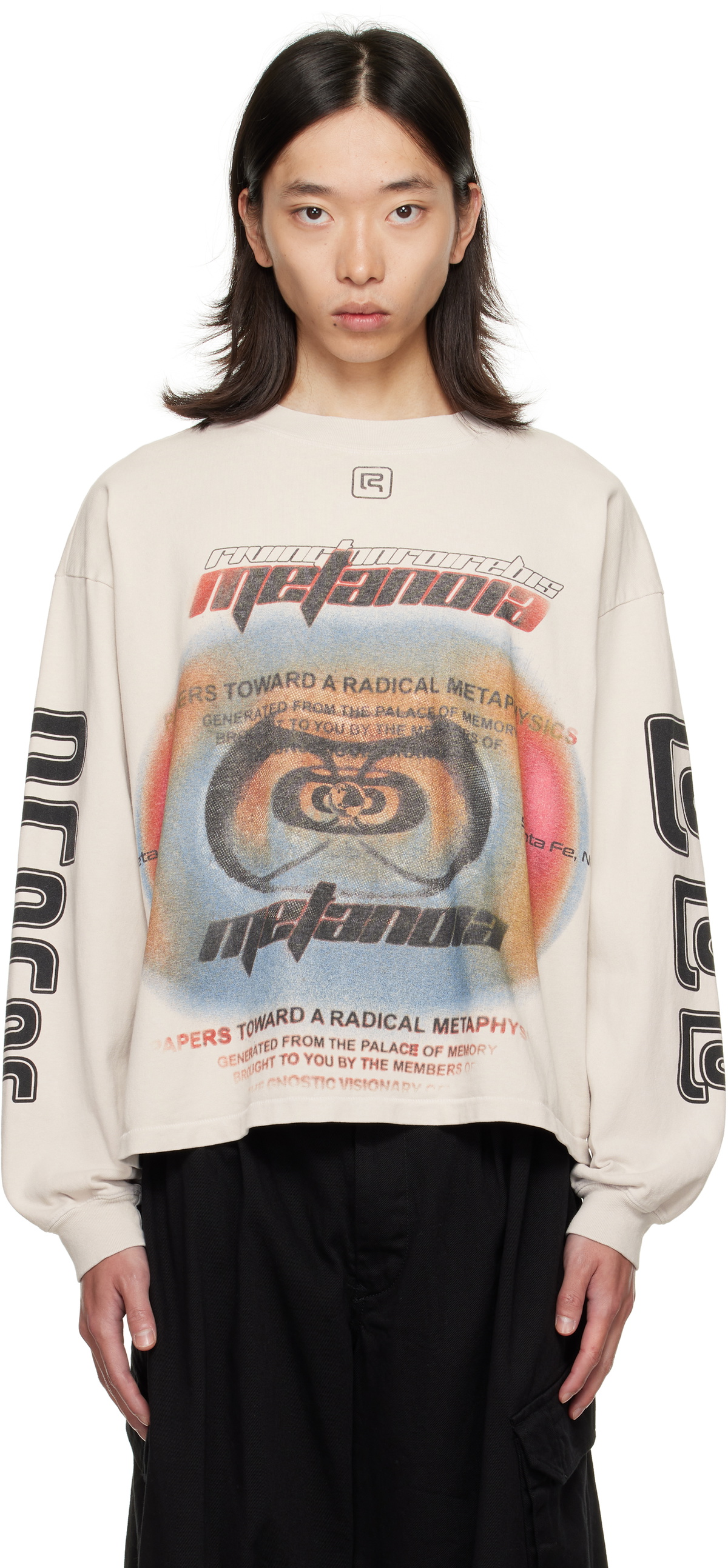 Rivington Roi Rebis Gray Divinity Paper Garden LS T-shirt
