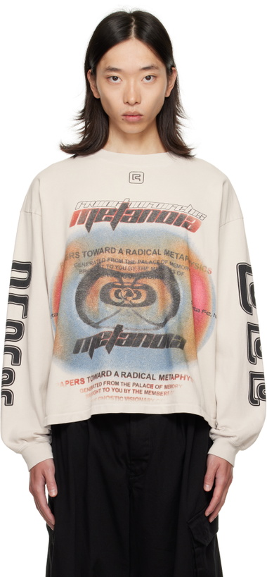 Photo: Rivington Roi Rebis Gray Divinity Paper Garden LS T-shirt
