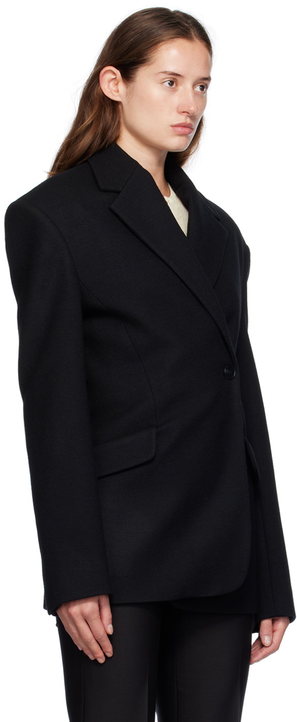 GIA STUDIOS Black Wool Blazer