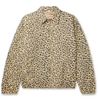 Gucci - Leopard-Jacquard Cotton-Blend Bomber Jacket - Neutrals