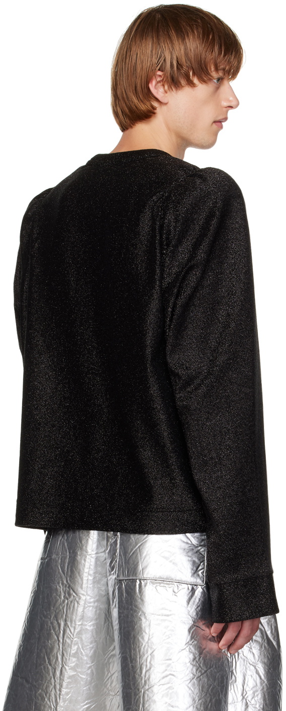 Dries Van Noten Black Glitter Sweater Dries Van Noten