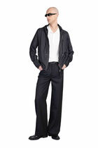 Courrèges Casual Jacket In Black Polyamide