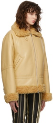 Stand Studio SSENSE Exclusive Beige Rind Jacket